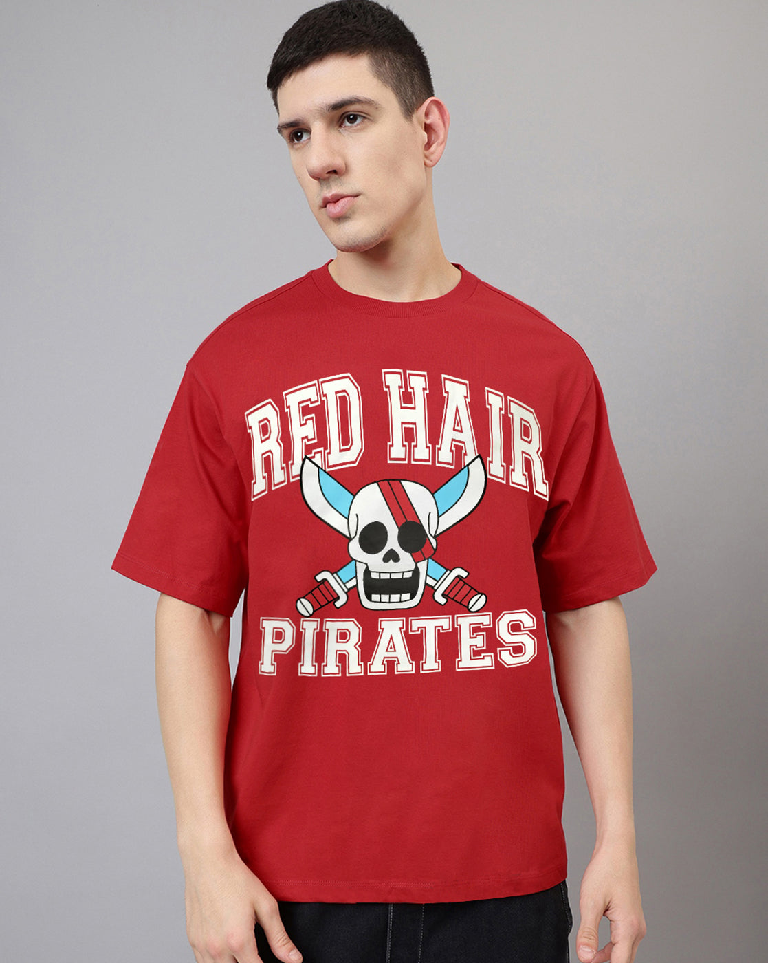 One Piece Shanks Oversized Tshirt Men