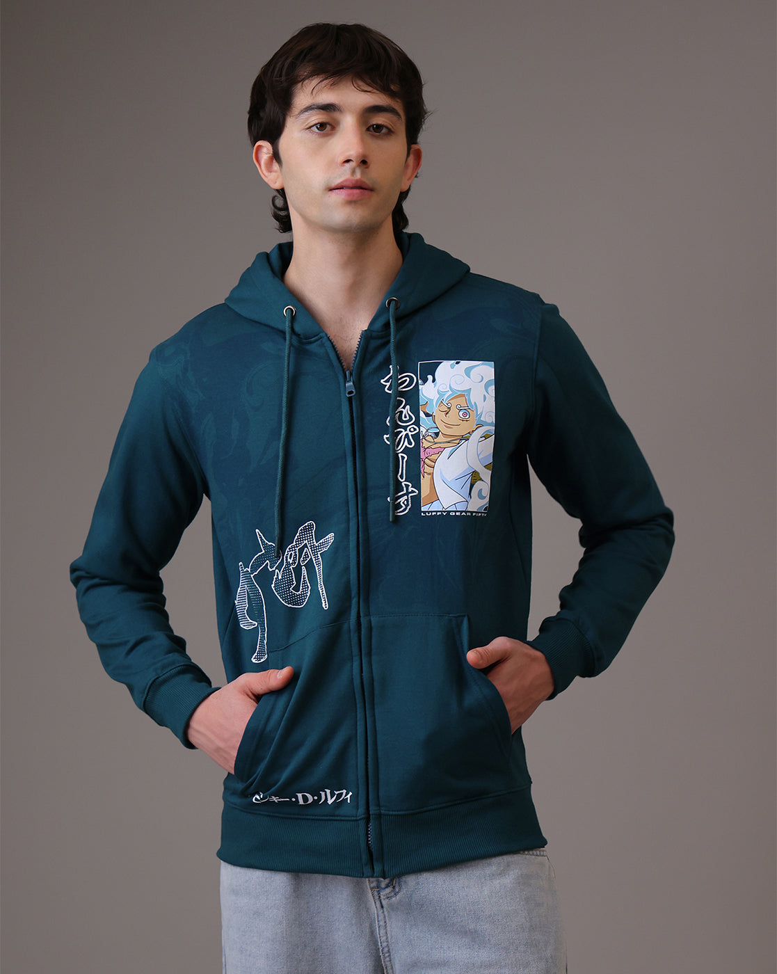 One Piece  Regular Fit Hoodie  Men