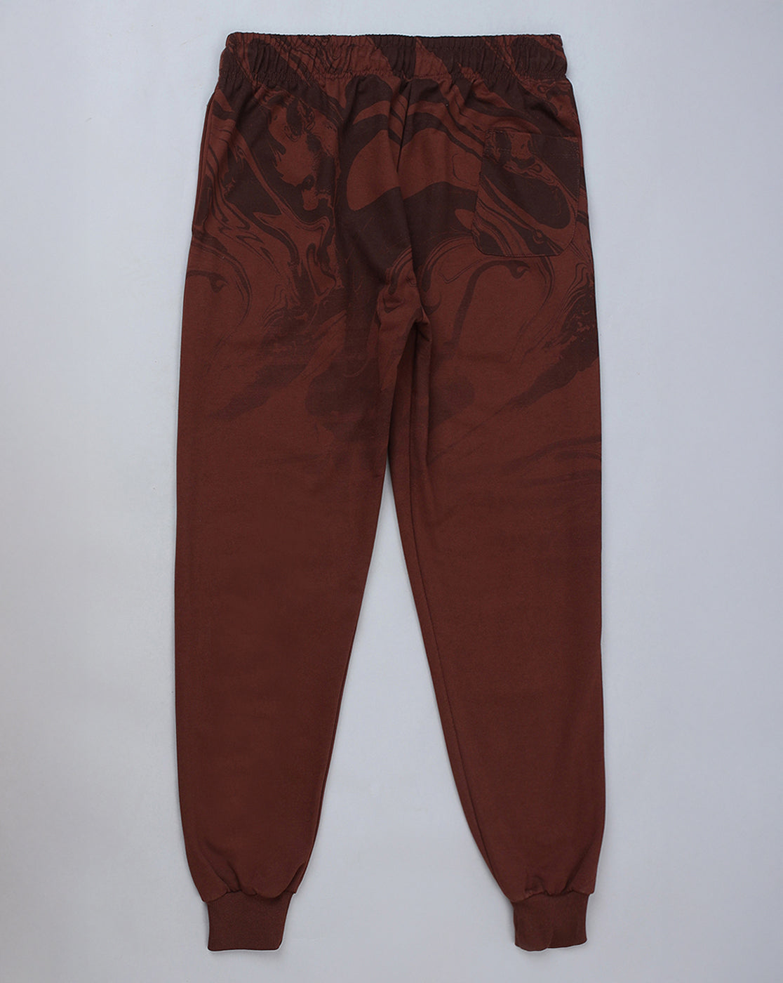 One Piece Printed Regular Fit Trackpant For Men