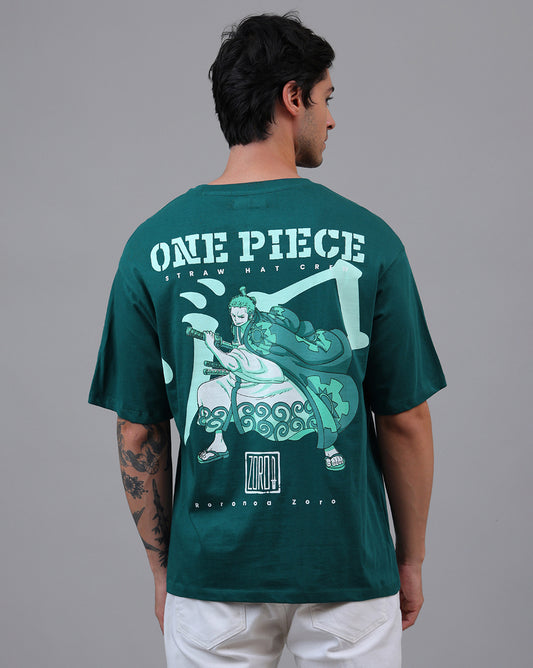 One Piece Printed Oversized Tshirt For Men