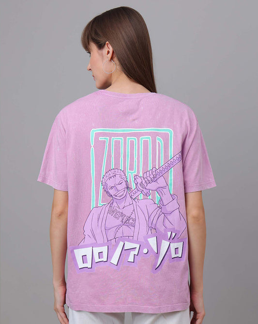 One Piece Printed Oversized Tshirt For Women
