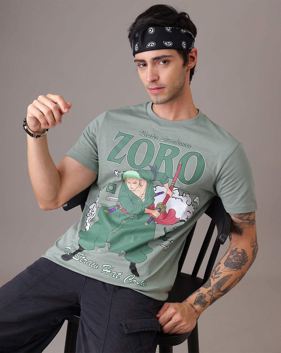 One Piece Roronoa Zoro  Tshirt  Men
