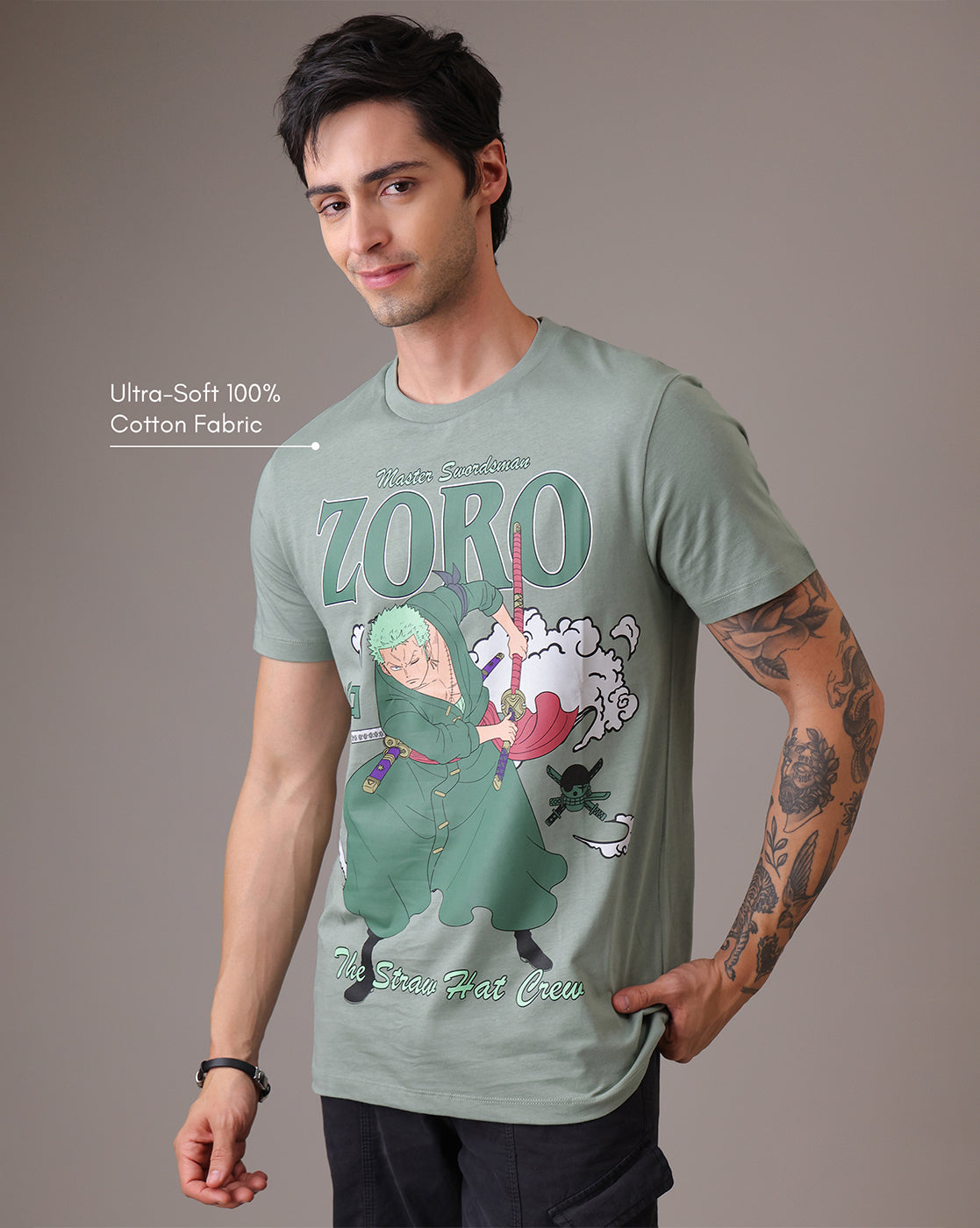 One Piece Roronoa Zoro  Tshirt  Men