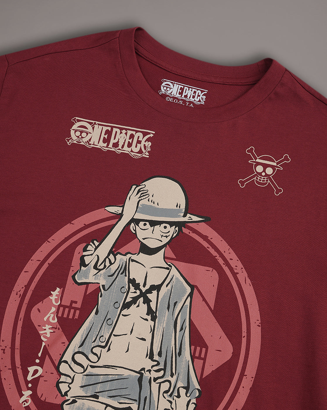 One Piece Monkey D. Luffy  Relaxed Fit Tshirt Men