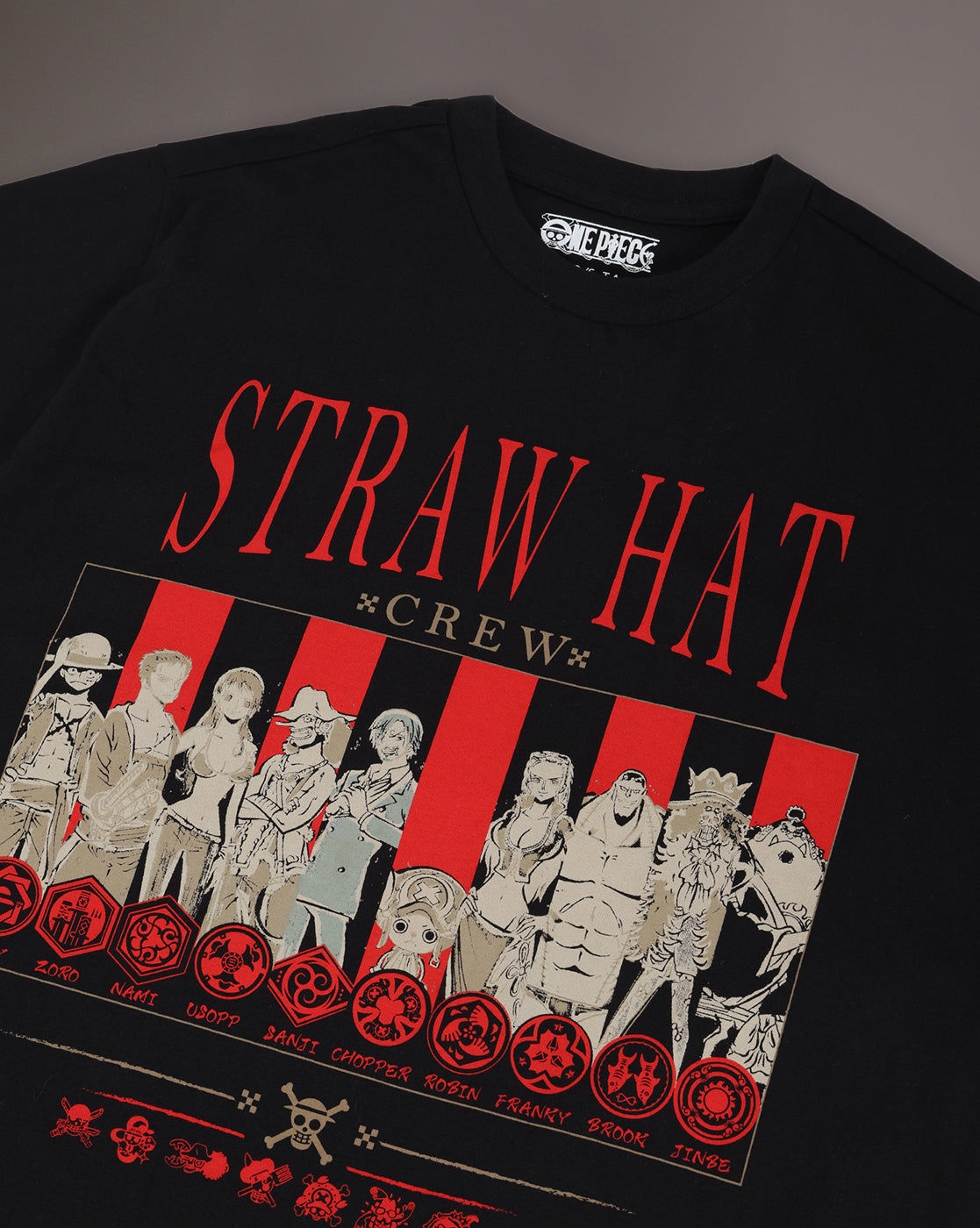 One Piece Straw Hat Crew  Relaxed Fit Tshirt  Men