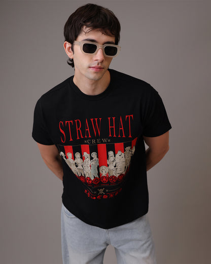 One Piece Straw Hat Crew  Relaxed Fit Tshirt  Men