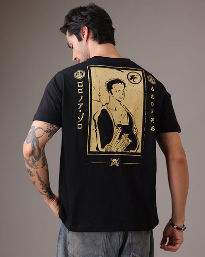 One Piece Roronoa Zoro Relaxed Fit Tshirt  Men