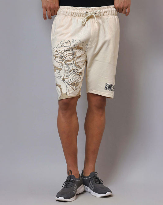 One Piece Printed Regular Fit Shorts For Men