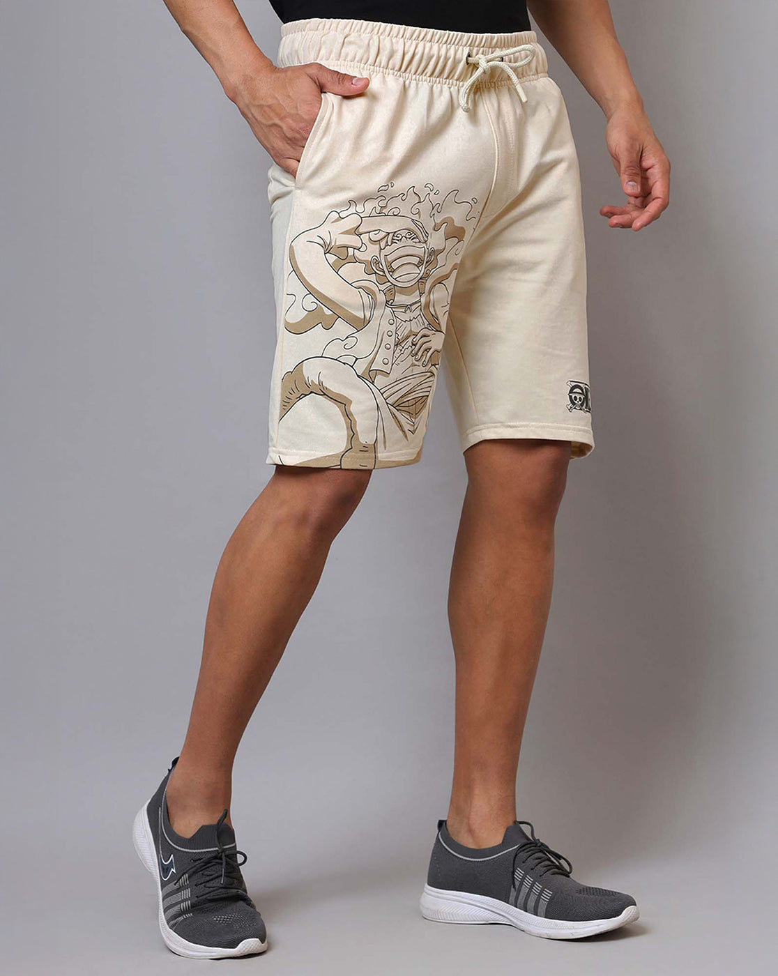 One Piece Printed Regular Fit Shorts For Men