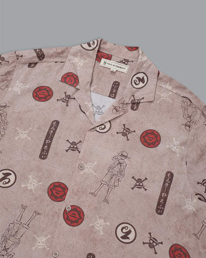 One Piece Luffy Regular Fit Casual Shirt