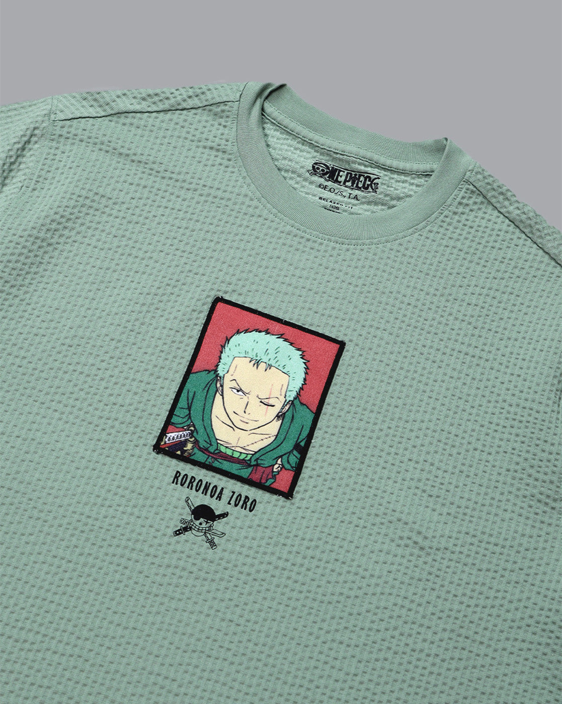 One Piece Roronoa Zoro Printed Relaxed Fit Tshirt For Men