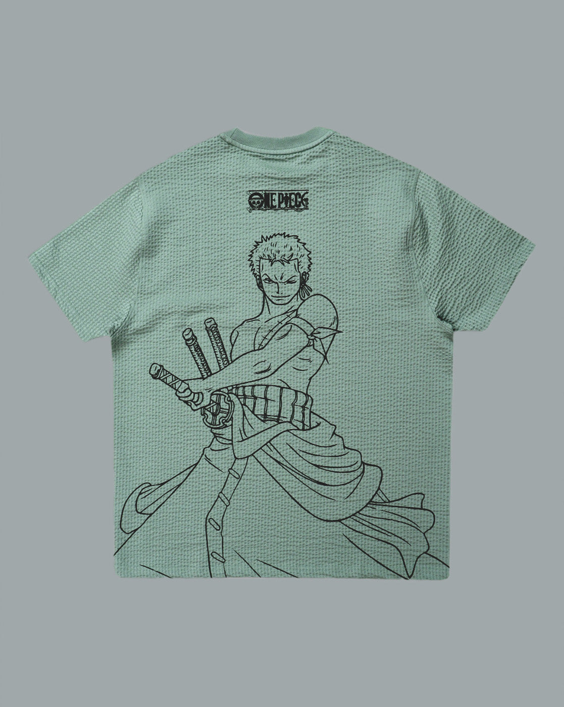 One Piece Roronoa Zoro Printed Relaxed Fit Tshirt For Men