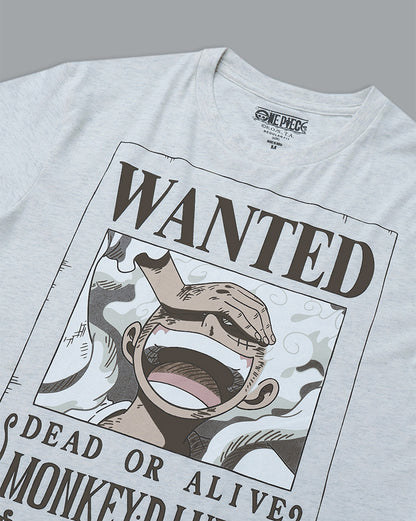One Piece Monkey D. Luffy Wanted Tshirt