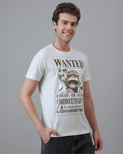 One Piece Monkey D. Luffy Wanted Tshirt