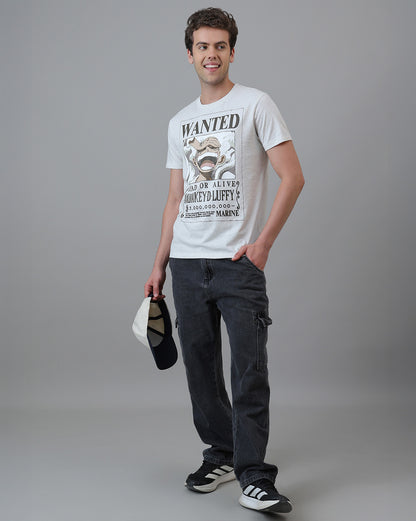 One Piece Monkey D. Luffy Wanted Tshirt