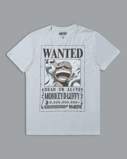 One Piece Monkey D. Luffy Wanted Tshirt