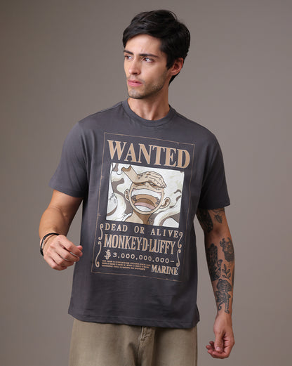 One Piece Monkey.D.Luffy Relaxed Fit Tshirt Men