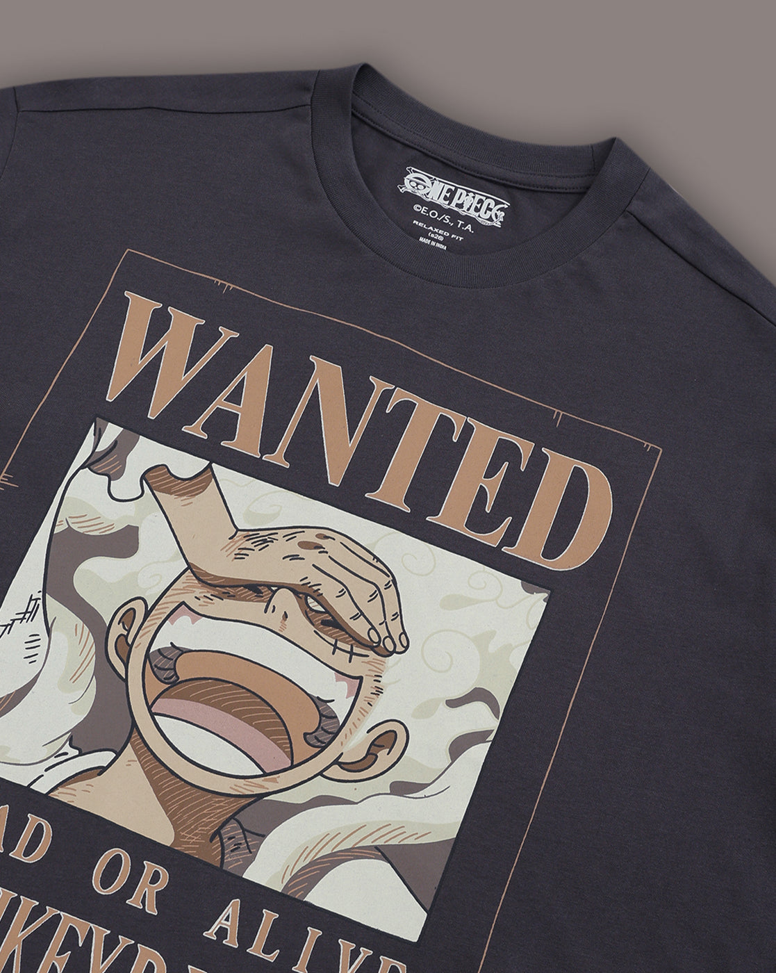 One Piece Monkey.D.Luffy Relaxed Fit Tshirt Men