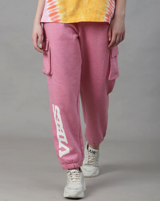 Snoopy Vibes Pink Jogger Women