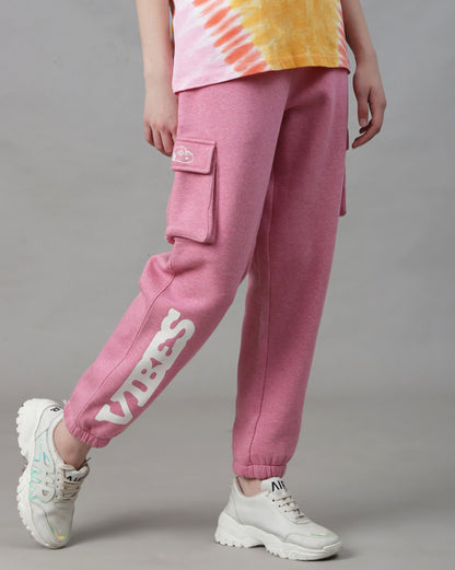 Snoopy Vibes Pink Jogger Women