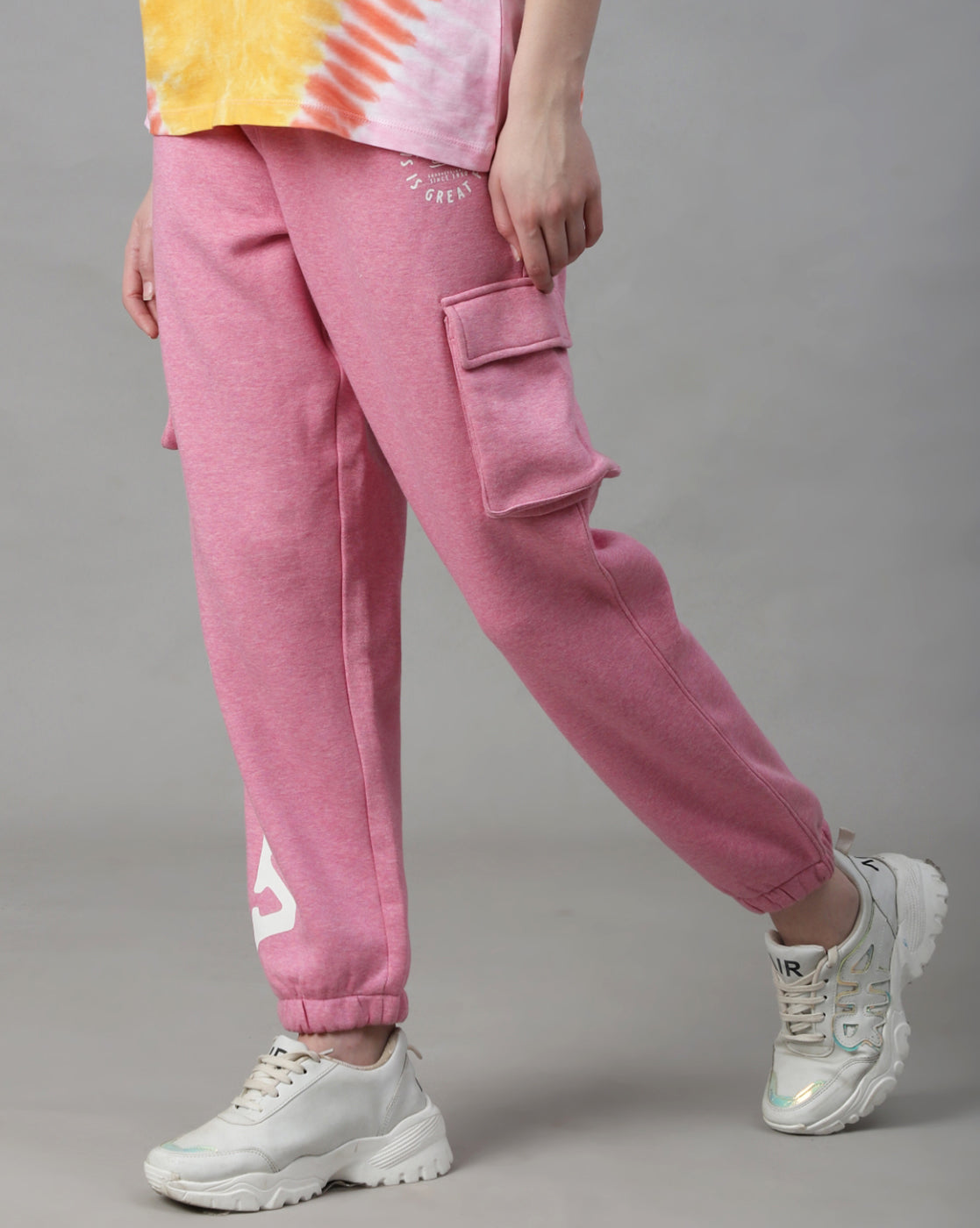 Snoopy Vibes Pink Jogger Women