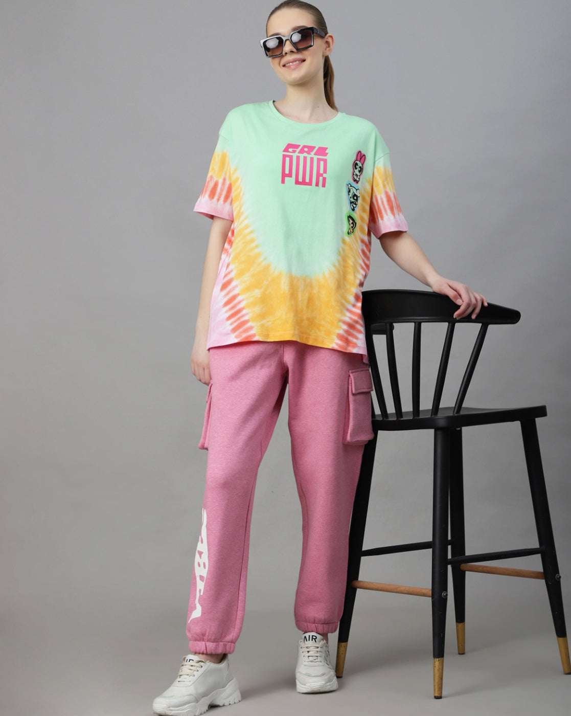 Snoopy Vibes Pink Jogger Women