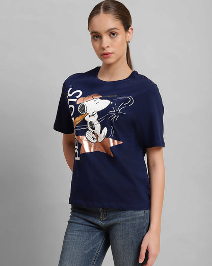 Peanuts Snoopy Regular Fit Tshirt Women