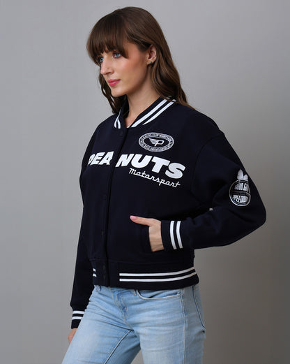 Peanuts Regular Fit Varsity Jacket Women