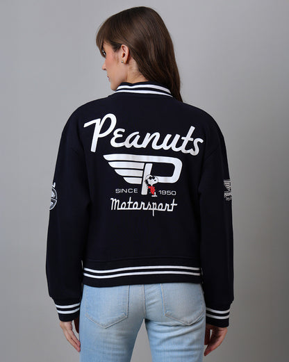 Peanuts Regular Fit Varsity Jacket Women