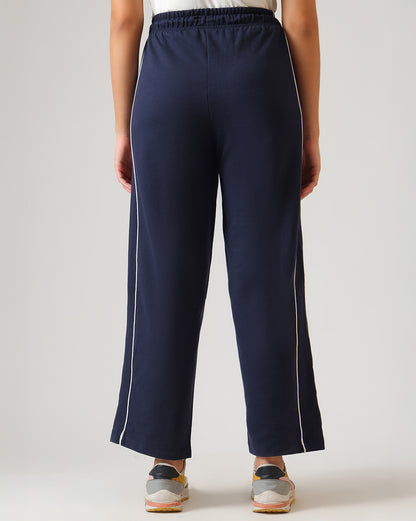Peanuts Motorsport embroidered Straight Joggers  Women