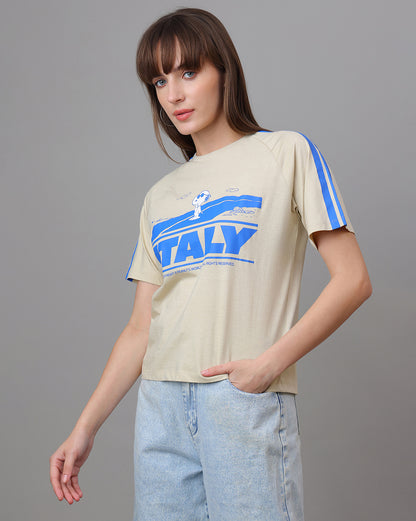 Peanuts  Regular Fit Tshirt  Women
