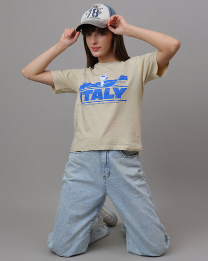 Peanuts  Regular Fit Tshirt  Women