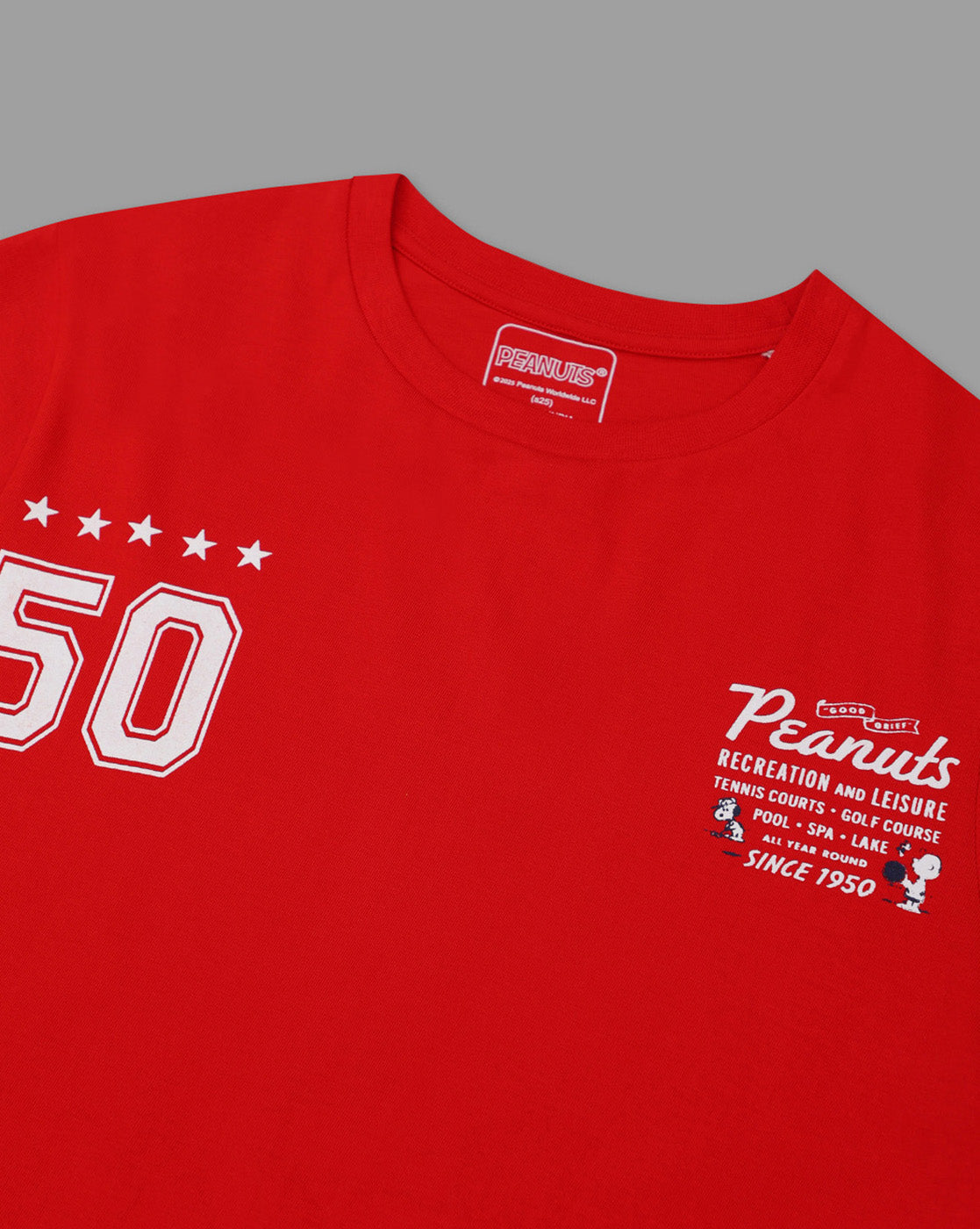 Peanuts Printed Regular Fit Tshirt For Women