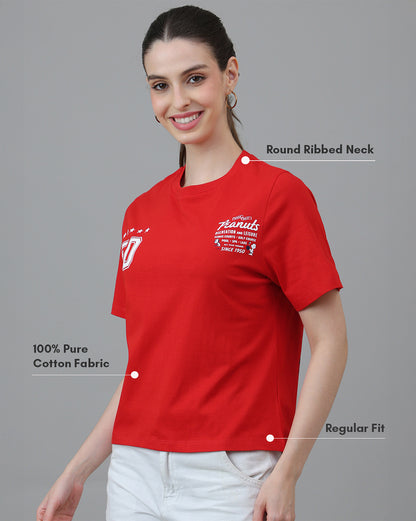 Peanuts Regular Fit Tshirt Women