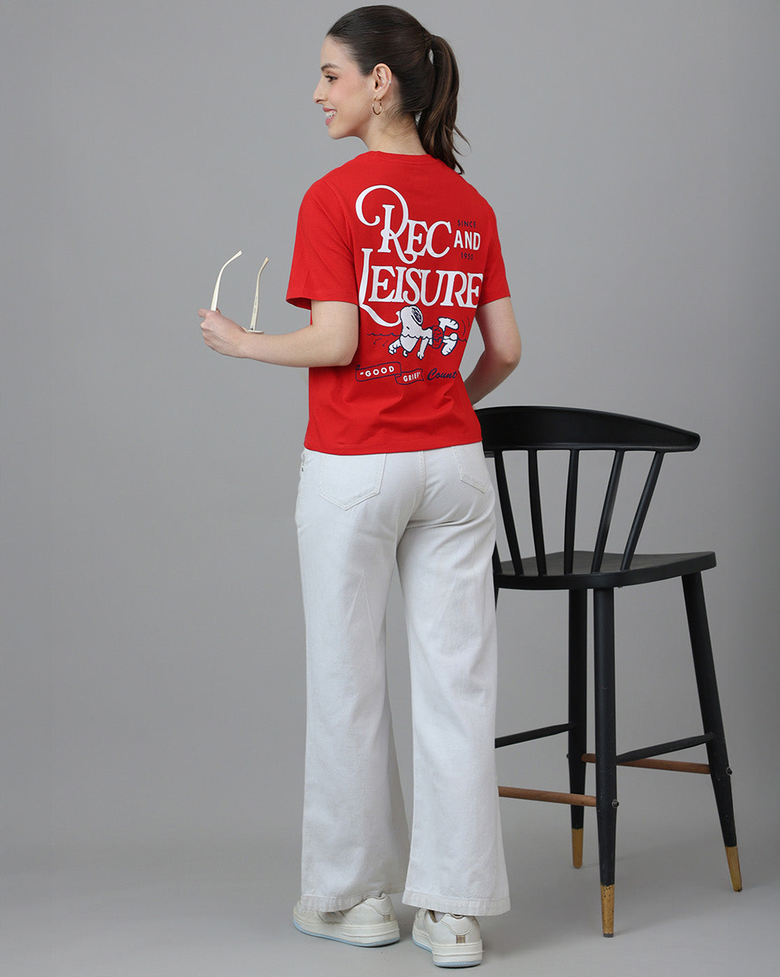 Peanuts Printed Regular Fit Tshirt For Women