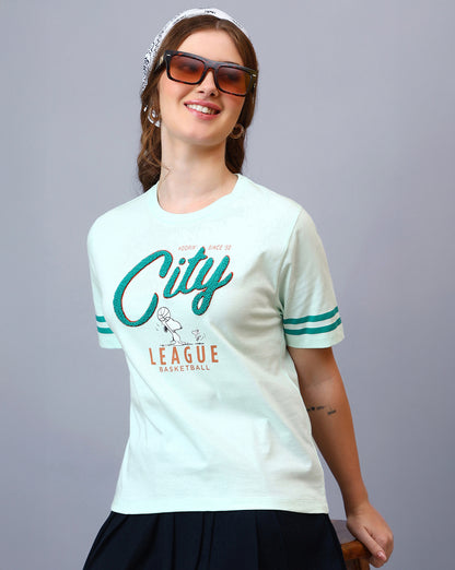 Peanuts Embroidered Regular Fit Tshirt
