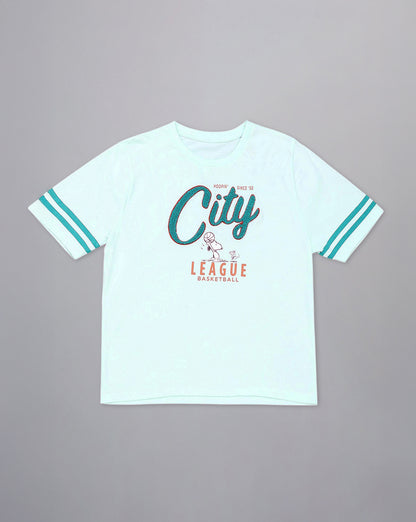 Peanuts Embroidered Regular Fit Tshirt