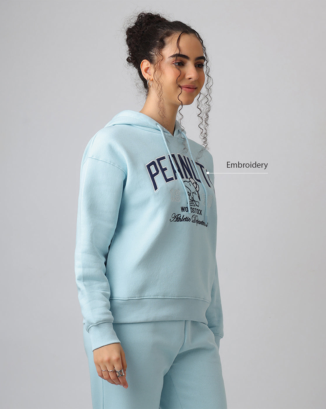 Peanuts Women Hoodie & Joggers Co-Ords Set Women