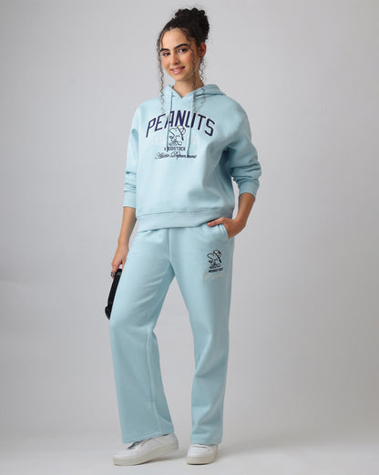 Peanuts Women Hoodie & Joggers Co-Ords Set Women