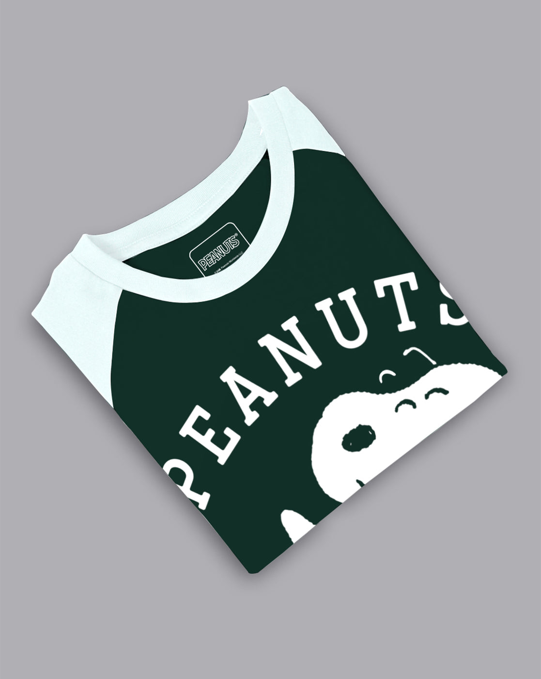 Peanuts Regular Fit Round Neck Tshirt For Young Women