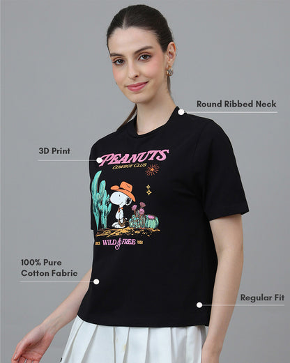 Peanuts Regular Fit Tshirt Women