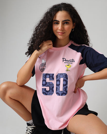 Peanuts Motorsport Oversized Fit Tshirt Women