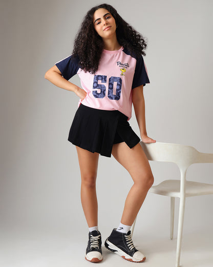 Peanuts Motorsport Oversized Fit Tshirt Women