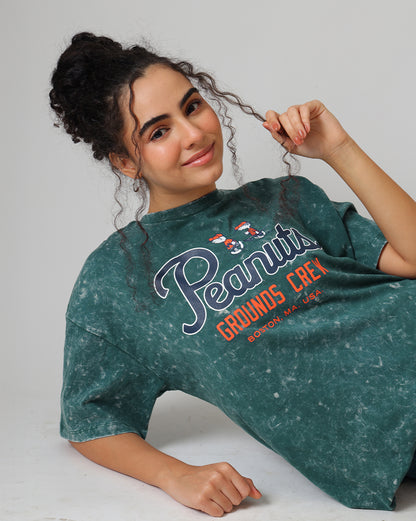 Peanuts Grounds Crew Oversized Tshirt Women