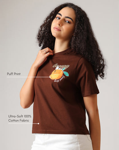 Peanuts Snoopy Regular Fit Tshirt Women