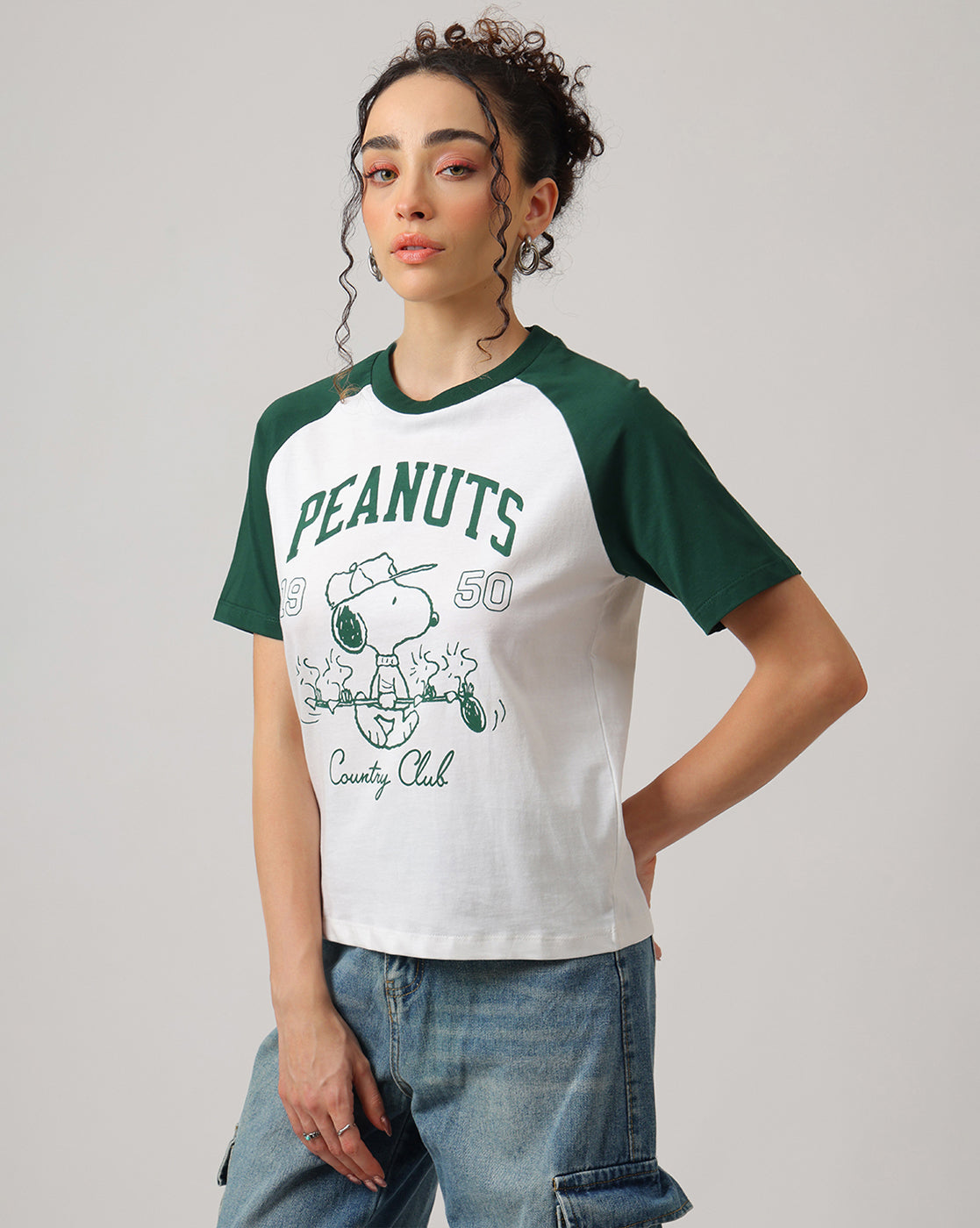 Peanuts Raglan Regular Fit Tshirt Women