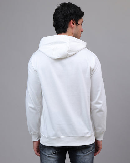 Pokemon Pikachu Off White Regular Fit Hoodie  Men