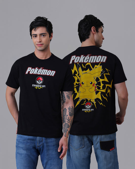 Pokemon Printed Relaxed Fit Tshirt For Men