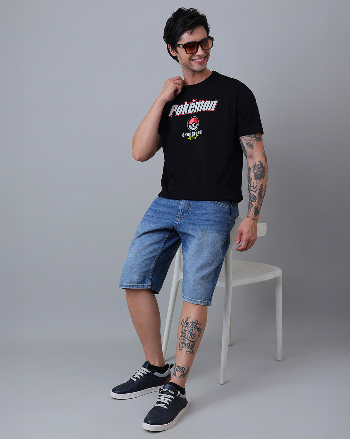 Pokemon Printed Relaxed Fit Tshirt For Men