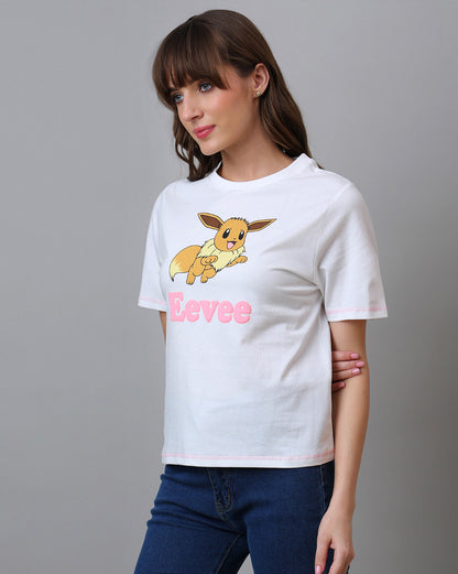 Pokemon  Regular Fit Tshirt  Women